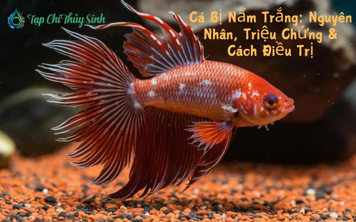 Cá Bị Nấm Trắng: Nguyên Nhân, Triệu Chứng & Cách Điều Trị