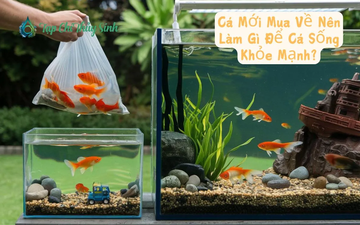 Cá Mới Mua Về Nên Làm Gì Để Cá Sống Khỏe Mạnh?